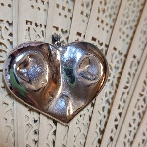 Silver Heart Charm for sale today